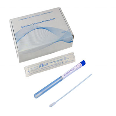 Nakil DNA Örneği Steril Floklu Swablar Test Çubukları Burun ve Boğaz Swabları