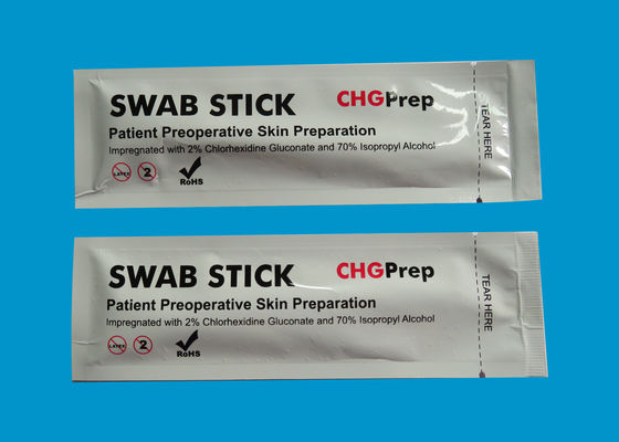 Chlorhexidine Gluconate Prep CHG Swab 132mm Köpük% 2 CHG +% 70 IPA