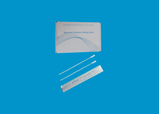 Nakil DNA Örneği Steril Floklu Swablar Test Çubukları Burun ve Boğaz Swabları
