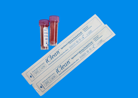 DNA Örneği Toplama Çubuğu 3MM İPUCU için Test Kiti Nazofarengeal Floklu Swab