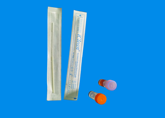 Floklu Orofaringeal Swab Toplama Kiti, 3mm Uçlu 148mm Oval Uçlu