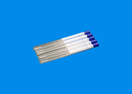 Beyaz NDA Numune Toplama Floklu Swab Naylon Fiber Kafası 20.0mm Uzunluk