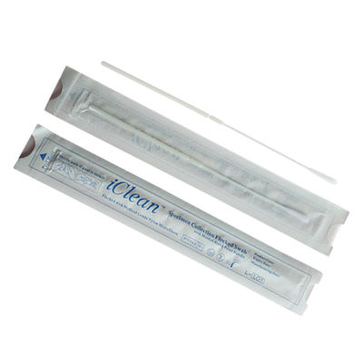 Tıbbi Steril Tek Kullanımlık Steril Swab Floklu Nazal Nazofarengeal Swab 68mm Kırılma Noktası