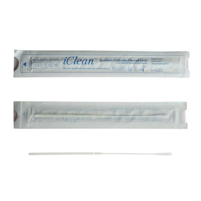 Naylon Fiber DNA Nazal Floklu Swablar Nazofaringeal Kuru Floklu Swab CM-FS913