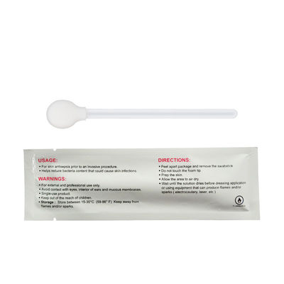 % 70 IPA% 2 CHG Chlorhexidine Gluconate Swab Sticks Hasta Cilt Sterilizasyonu