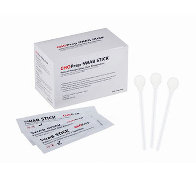 % 70 IPA% 2 CHG Chlorhexidine Gluconate Swab Sticks Hasta Cilt Sterilizasyonu