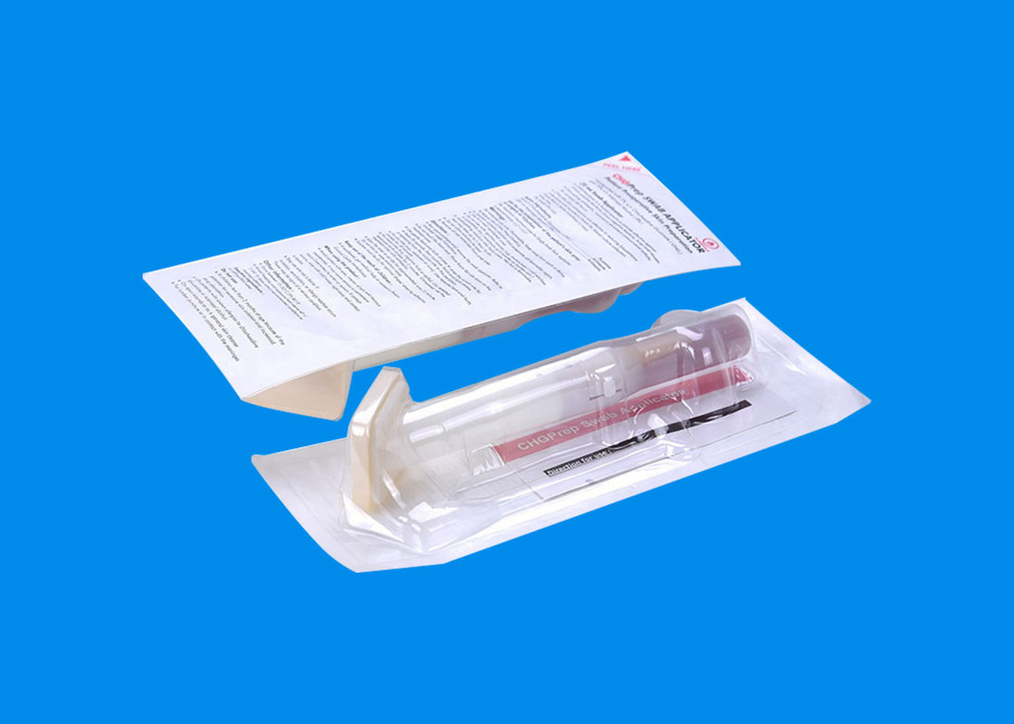 3 5 6 10.5 26ml Tek Kullanımlık CHG Aplikatörü Cerrahi Cilt Hazırlık Köpüğü Antiseptik% 70 IPA% 2 CHG Swab